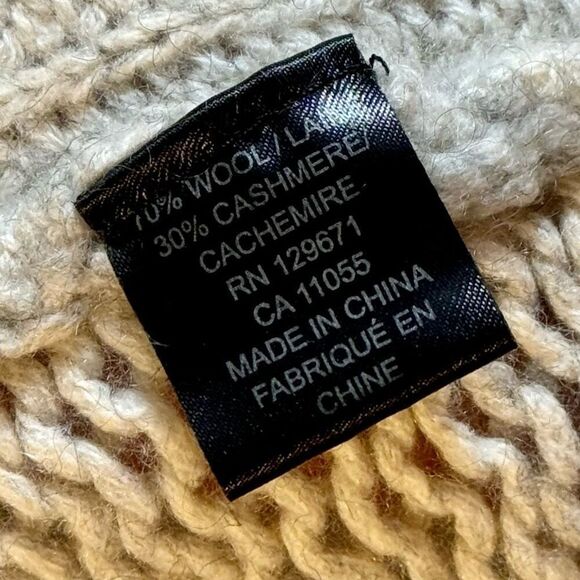 360 Cashmere Wool/Cashmere Blend Ruffle Collared Open Front Women's Cardigan XS - Picture 5 of 9